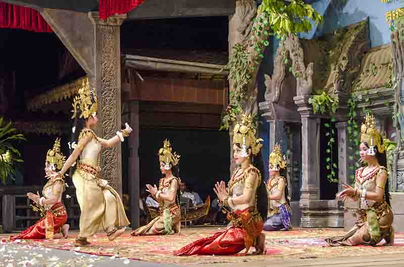 61 - Camboya - Siem Reap - danzas tradicionales
